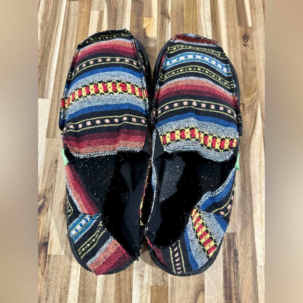 Like New Men’s Sanuk Hippie Loafers 13 - Picture 5 of 10